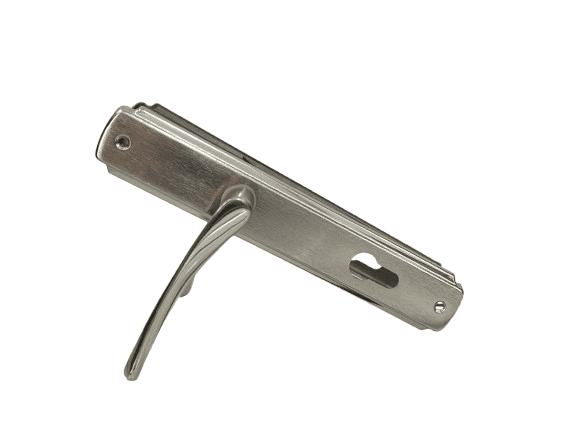 Door arm set mirrored Nickel D-1011 Diamond D-1011