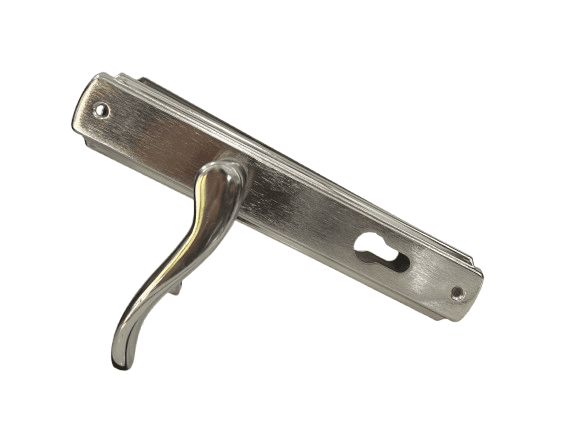 Door arm set mirrored Nickel D-1015 Diamond D-1015