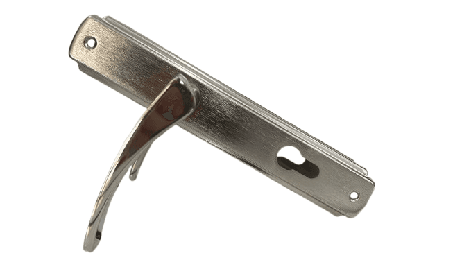 Door arm set mirrored Nickel D-1019 Diamond D-1019