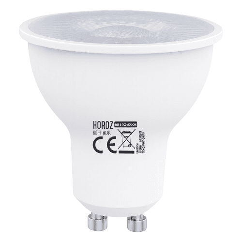 Выпуклый 8W 3000K 640LM 175-250V HOROZ