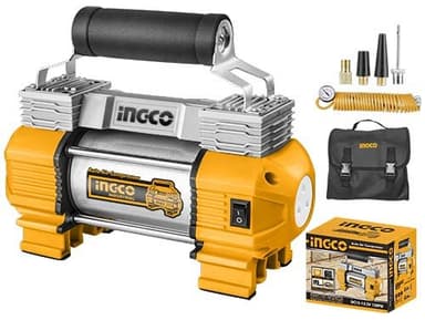 Машинный компрессор 12V 18A Ingco AAC2508