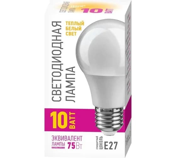 Lamp PROMO OLL-A55 10W 230V 2700k E27 ОНЛАЙТ 82910