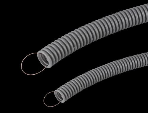 Spiral tube with gray fireproof wire D25 IEK