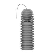 Spiral Pipe Gray Burning Wired D20 iek