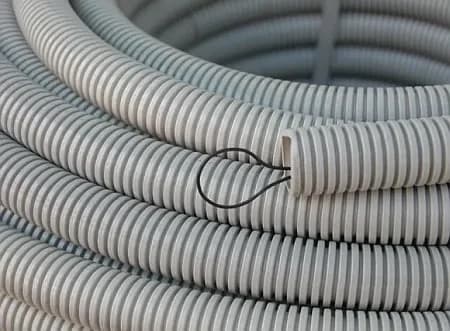 Spiral Pipe Gray Burning Wired D16 IEK