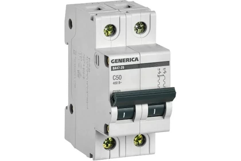 2x40A C Тип 4.5KA Автоматический BA47-29 Generica