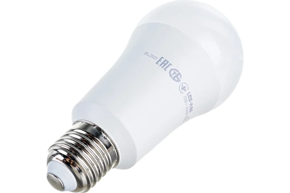 Dioidic Lampasa60 Sphere 15VT230V 3000K E27 IEK LLE-A60-15-230-30-E27