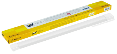 Световая линейка светодиодная ДБО 5001 18Вт4000К IP20600мм металл IEK
