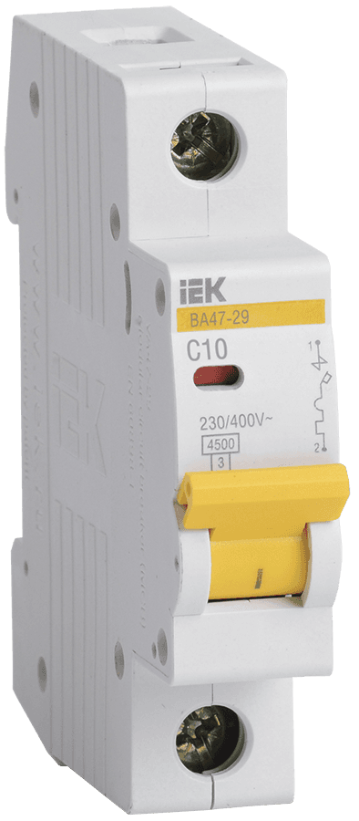 Автоматическое электричество VA47-29 1P20A 4,5 Ka-IEK BA47-29-1-20-B