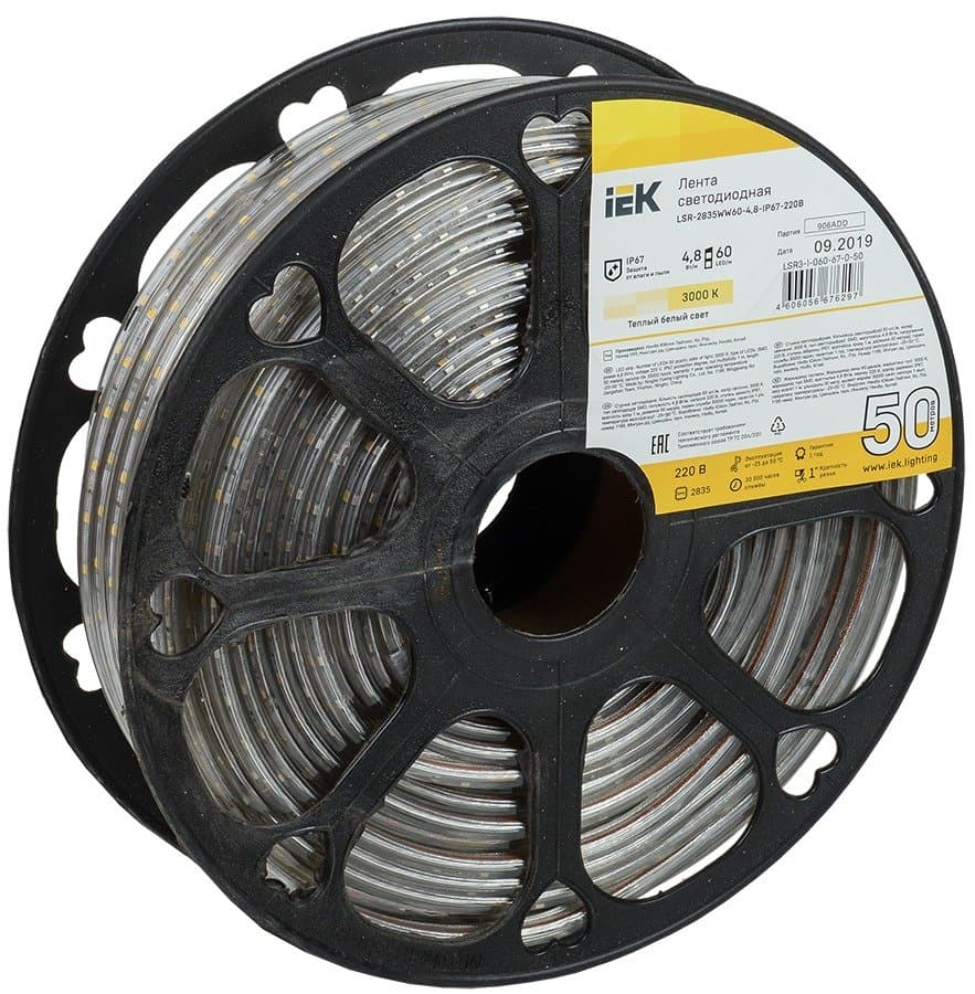 Led tape 50m LSR-2835G60 220V IEK