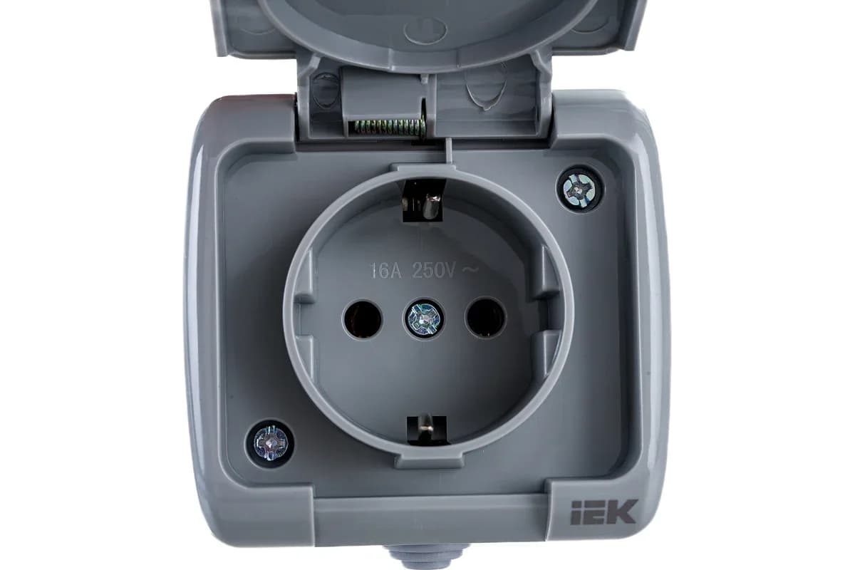 16A Aquatic IEK до 12-2 в розетках 1LI