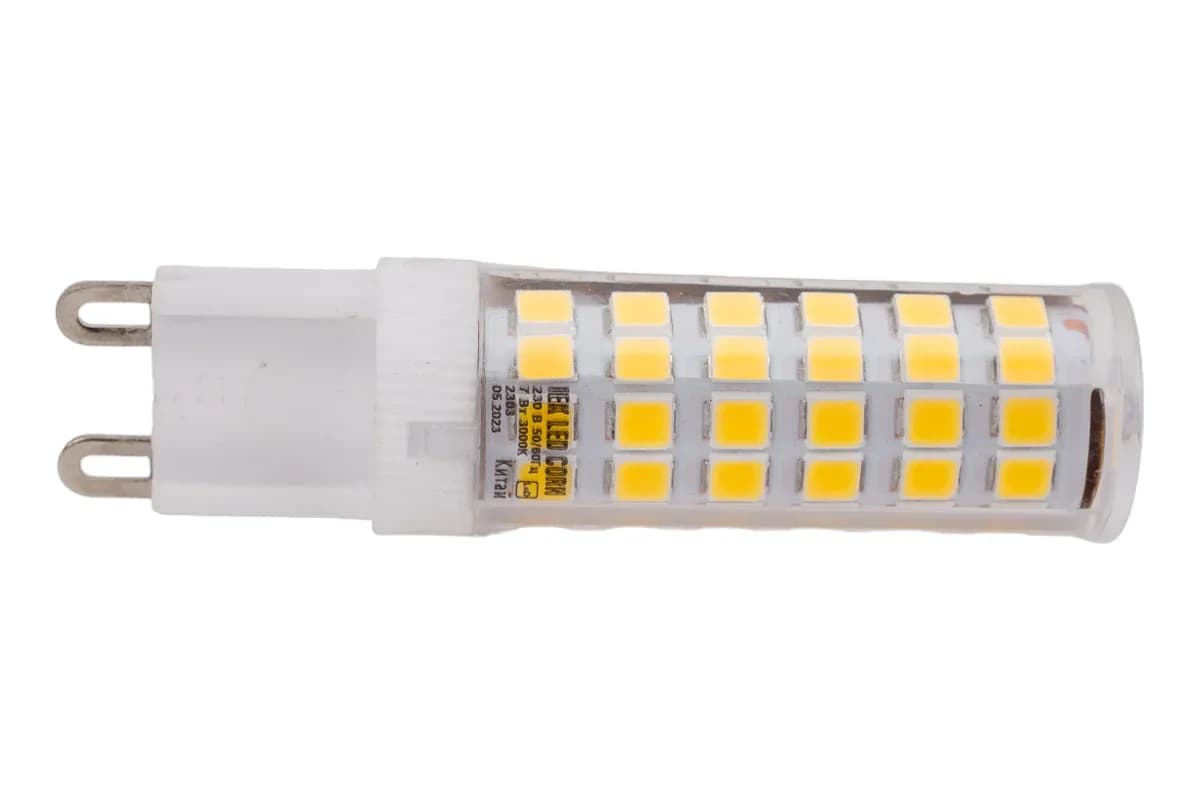 Светодиодная кукуруза G9 Капсула 7W 3000K 230V IEK