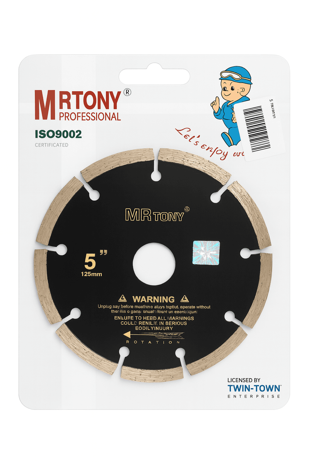 Diamond disk 125b black mr.tony