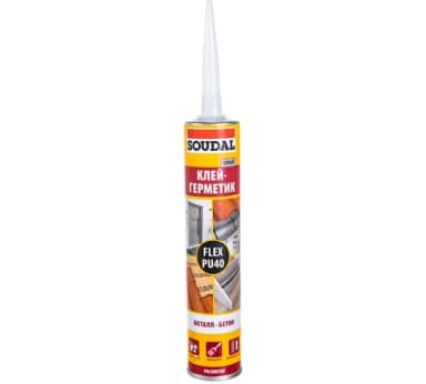 300 мл Clay Sealant Flex PU 40 Grey Soudal