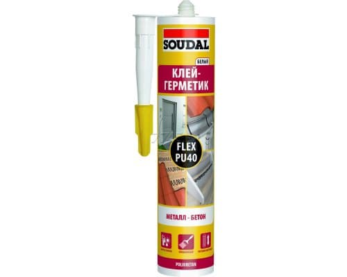 300 мл Clay Sealant Flex PU 40 Grey Soudal
