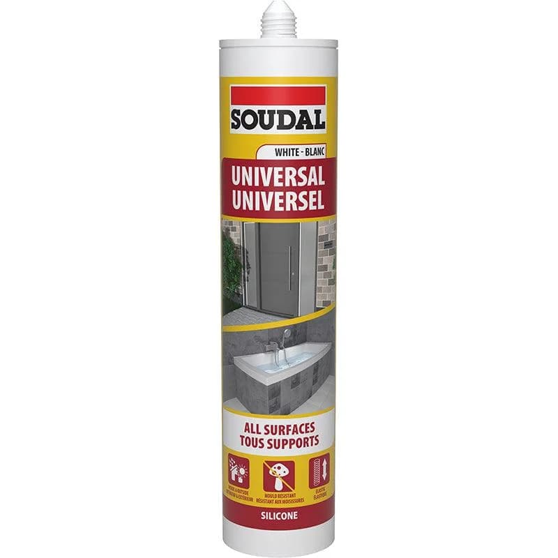 270 мл Универсальный силиконовый профиль Белый Soudal