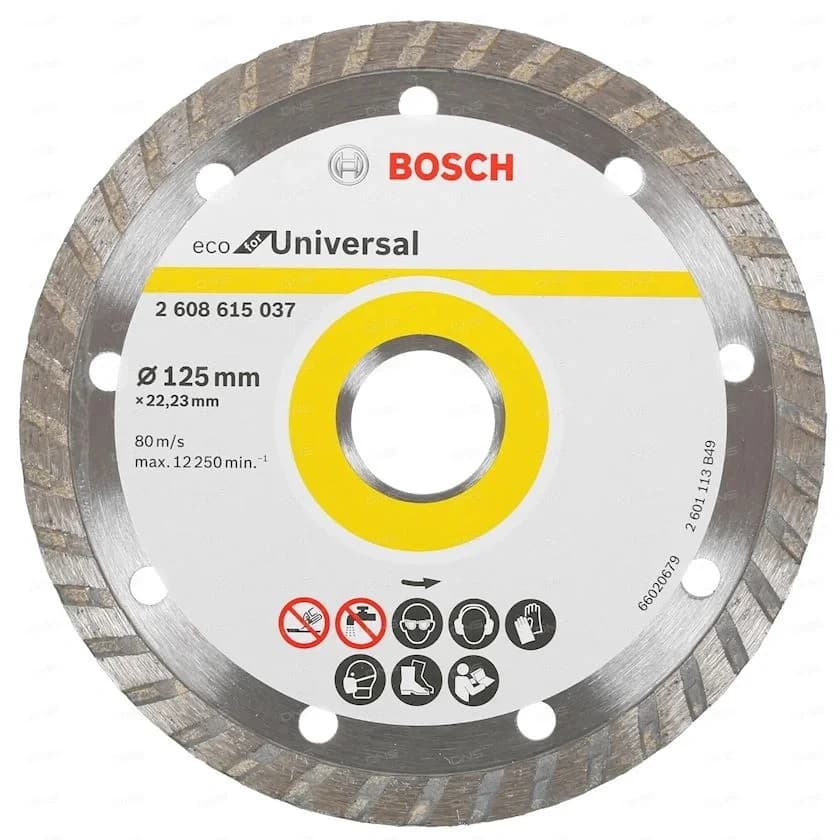 Алмазный диск ECO Univ.Turbo 125х22,23мм BOSCH