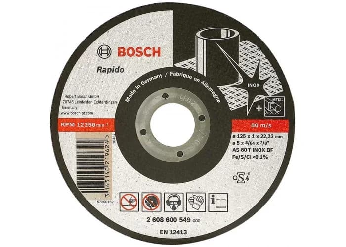 Диск металлический 125мм BOSCH