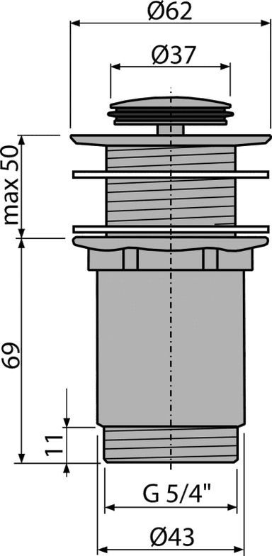 Alca для чаши сифона A394