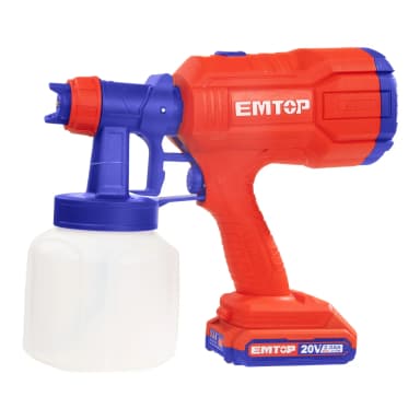 Sprey tapançası batareyalı 20V Emtop