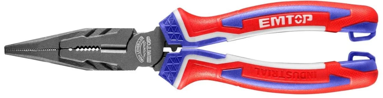 Long-nose pliers Black 160mm emtop ePlrl0621