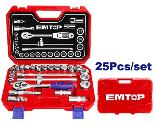 Trishotka wrench set 25 pieces Emtop