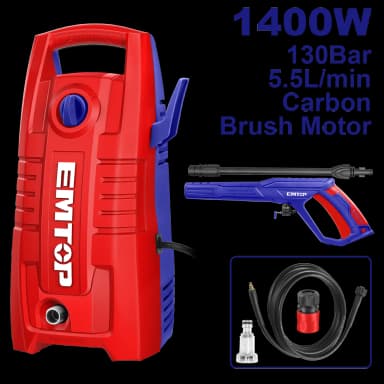 High Pressure Washer 1400W EMTOP