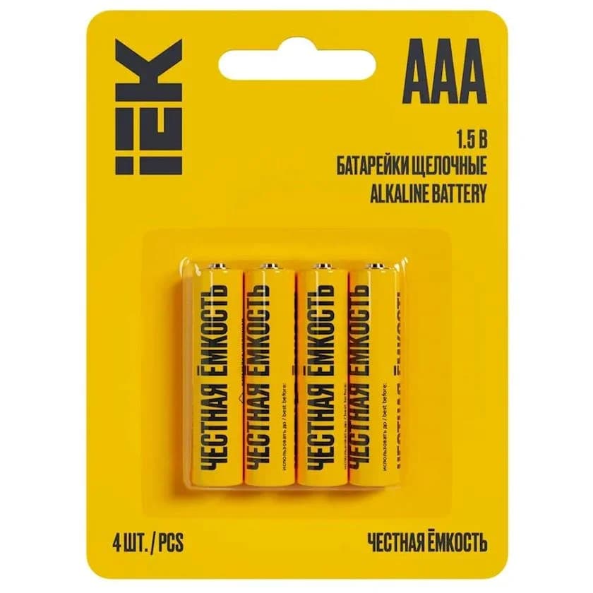Qələvi batareya Alkaline Optima LR03/AAA(4) İEK