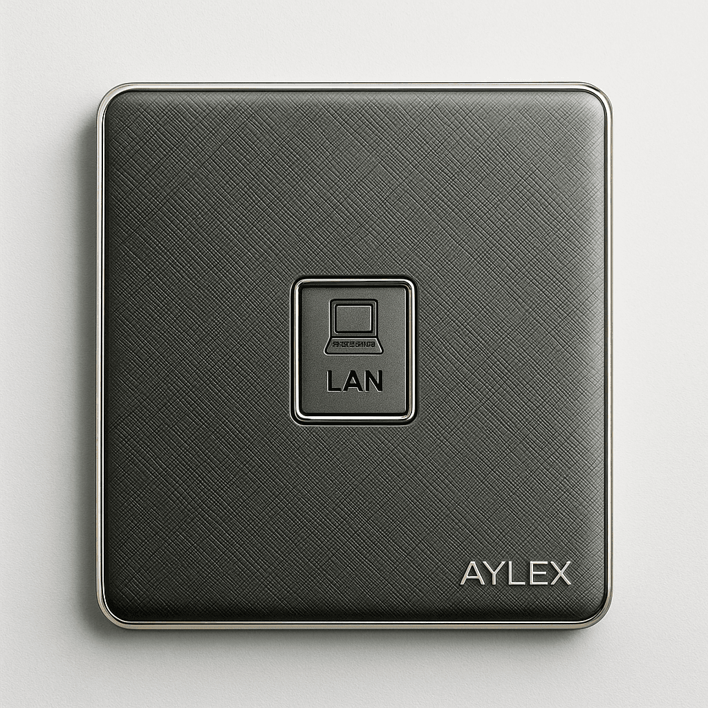 Computer Nest RJ45 Acrylic Gray Aylex 1-80