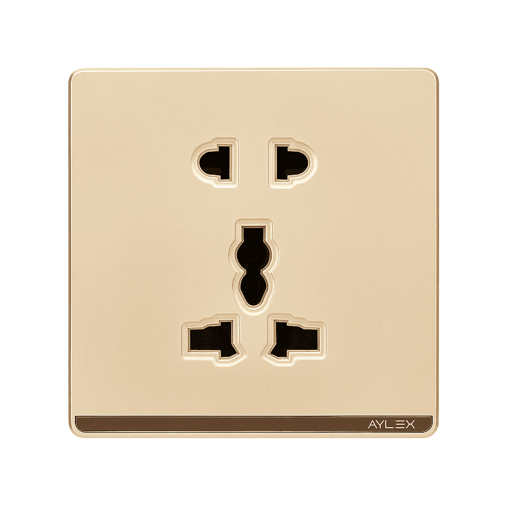 Universal Electric Slot + Simple 16a A4 Golden Aylex 1-6