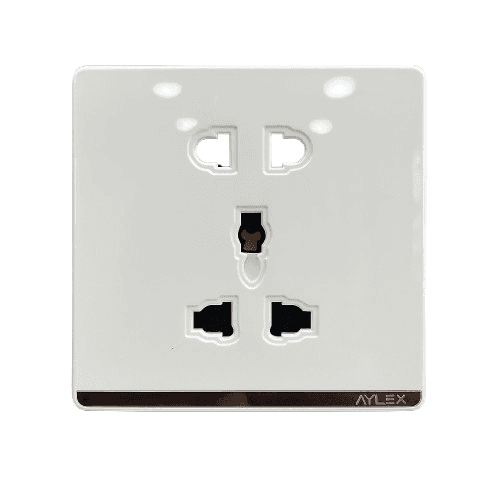 Elektrik yuvası universal+sadə 16A A4 ağ Aylex
