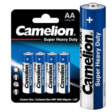 Батарея Blue AA4 Camelion R6P-BP4B