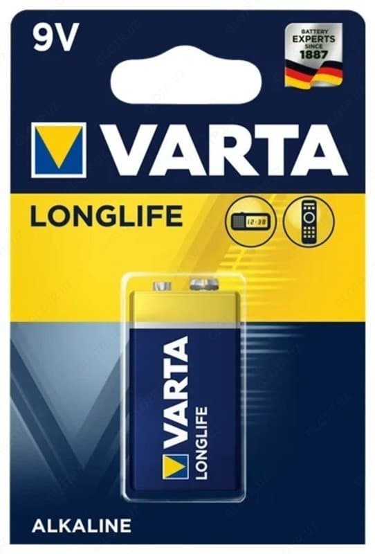 Батарея Longlife 9V Varta 4122