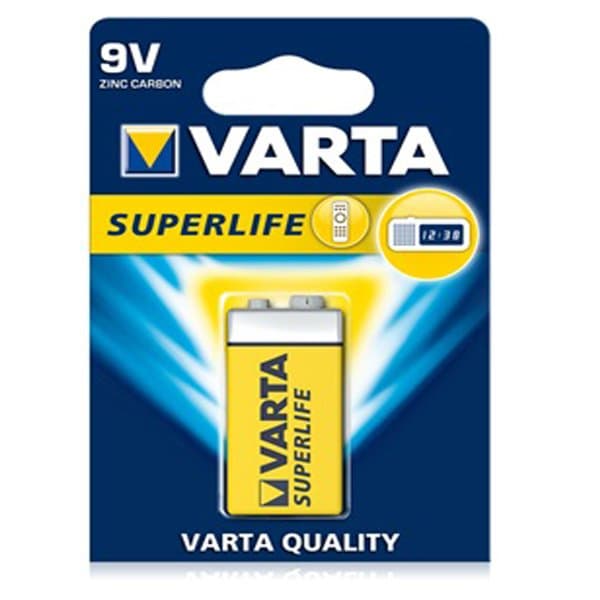 Battery SuperLife 9V Varta 2022
