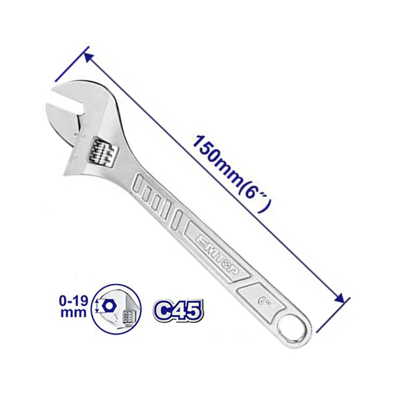Razvadnoy Key 150mm 6 "EMTOP