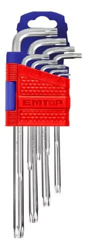 Star Key Set 9 штук Emtop EHKY3091