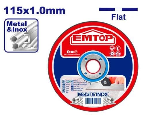 Диск металл 115x1,0 мм emtop