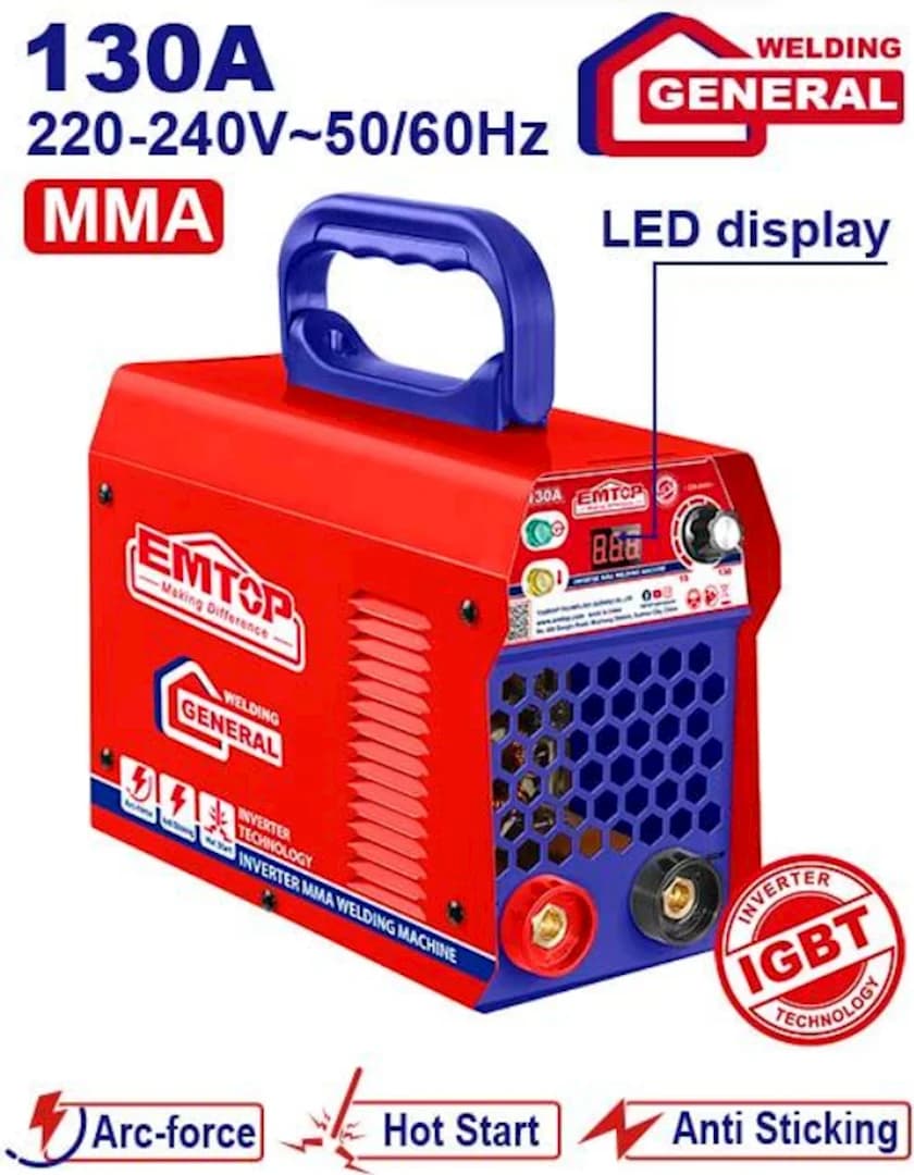 Сварка MMA 130A Emtop Ewdem13501