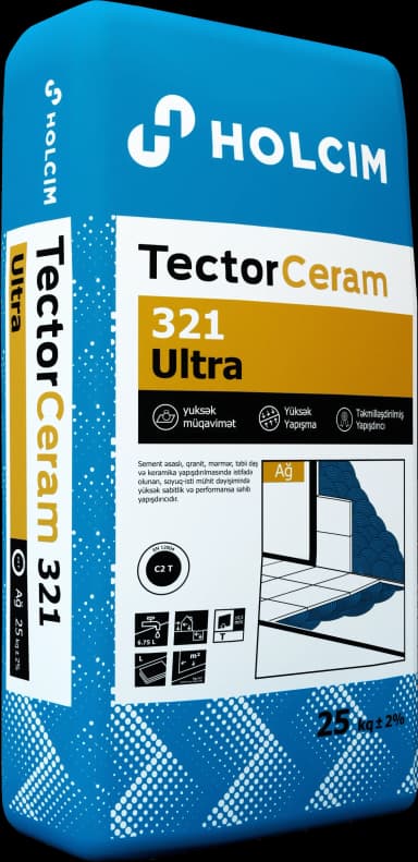 Керамический клей 25кг Tector Ceram 321 Holcim