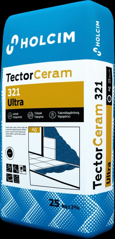 Керамический клей 25кг Tector Ceram 321 Holcim
