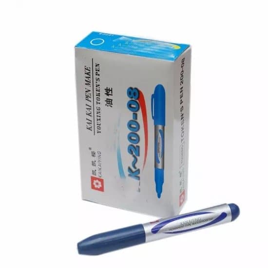 Marker permanent 200-08 blue