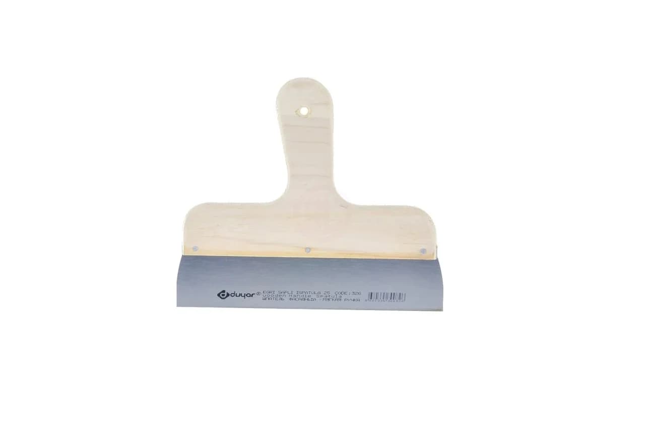 Curved wooden handle spatel 25sm duy 326