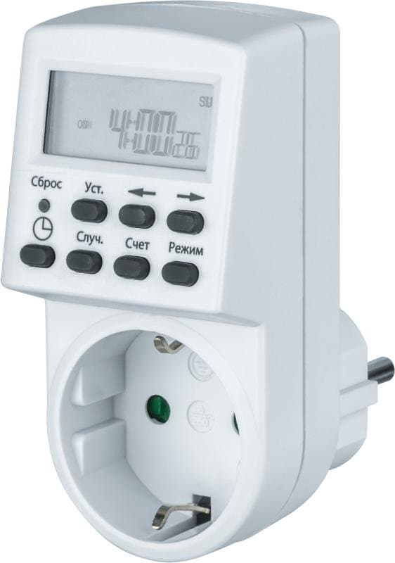 Taymer NTR-ES02-WH elektron rozetka Navigator