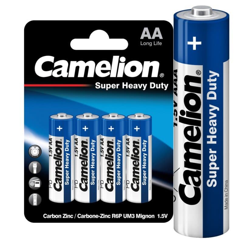 Батарея Blue AA4 Camelion R6P-BP4B