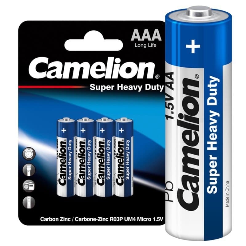 Battery Blue AAA4 Camelion R03P-BP4B