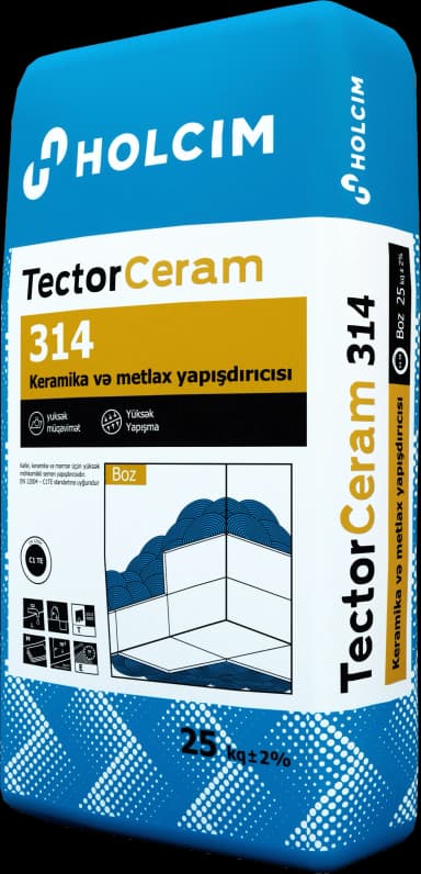 Керамический клей 25кг Tector Ceram 314 Holcim