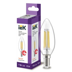 Led E14 şam ST35 360° 7W 3000k 230V İEK