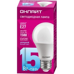 Lampa Oll-A60 15W 230V 6500K E27 ONLAYT 61151