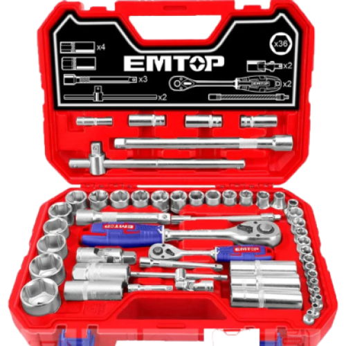 Trişotka açar dəsti 28 parça Emtop ESKT12281 Trişotka açar dəsti 28 parça Emtop ESKT12281