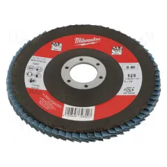 Flap Disc Zirkonium 125mm G40 Milwaukee 4932472224